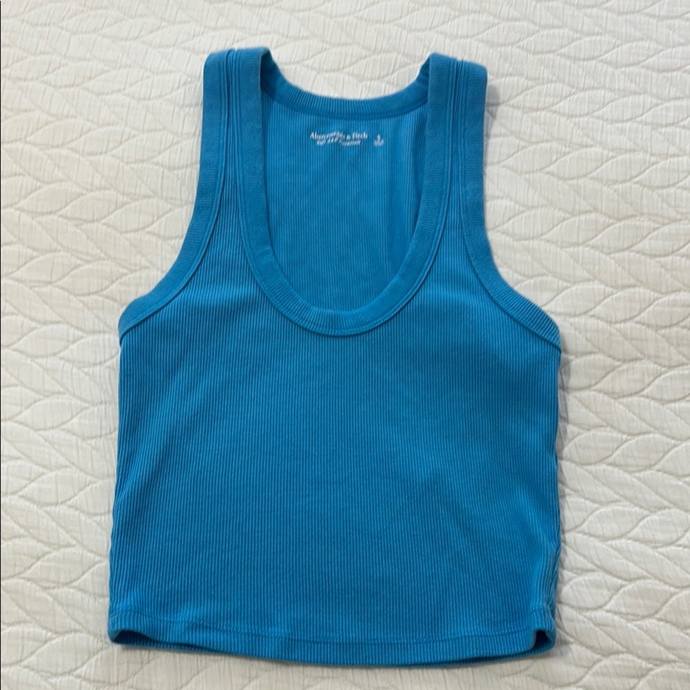 Blue A&F Tank Top